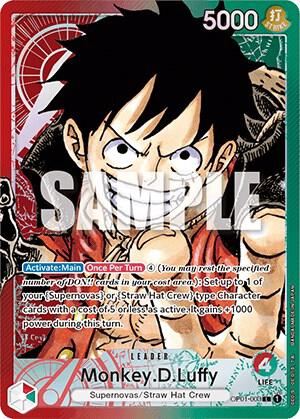 OP01-003 PL Monkey.D.Luffy EN