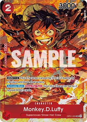 OP01-024 PSR Monkey.D.Luffy EN
