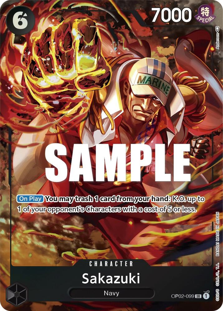OP02-099 PSR Sakazuki EN
