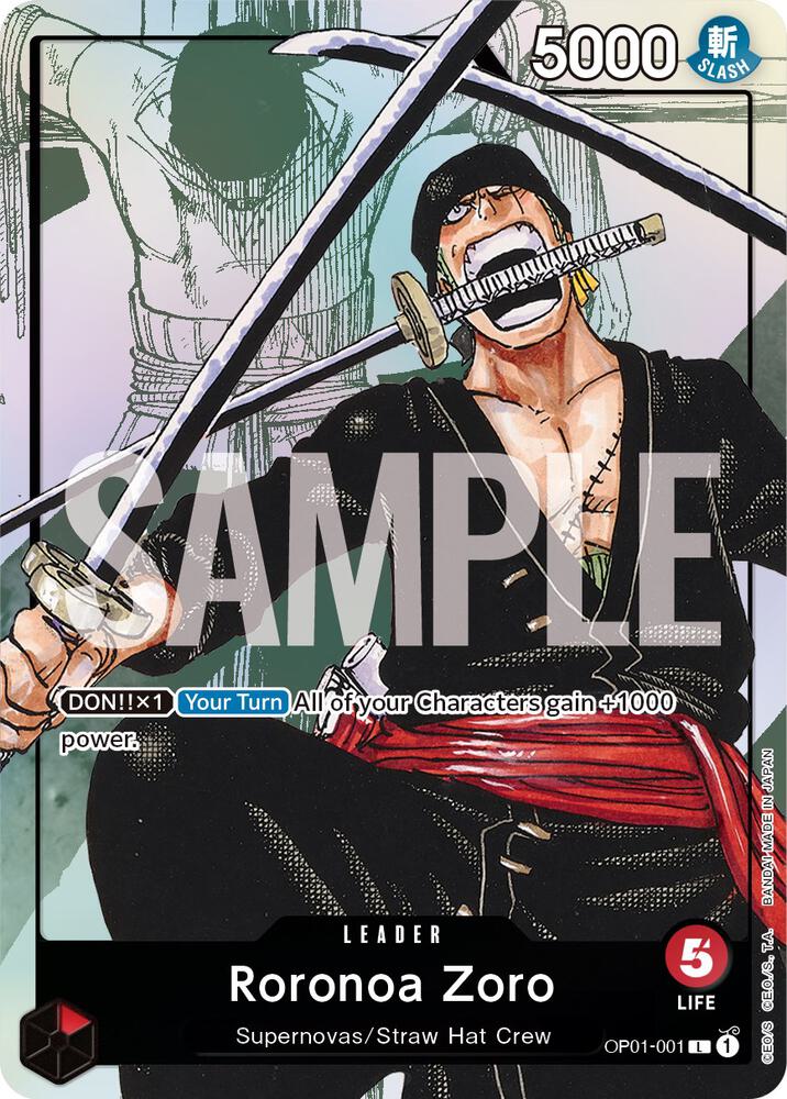 OP01-001 Roronoa Zoro (25th Edition) EN
