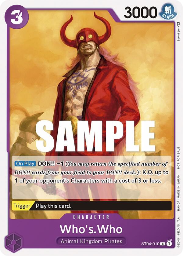 ST04-010 Who's.Who (Tournament Pack Vol.3) EN