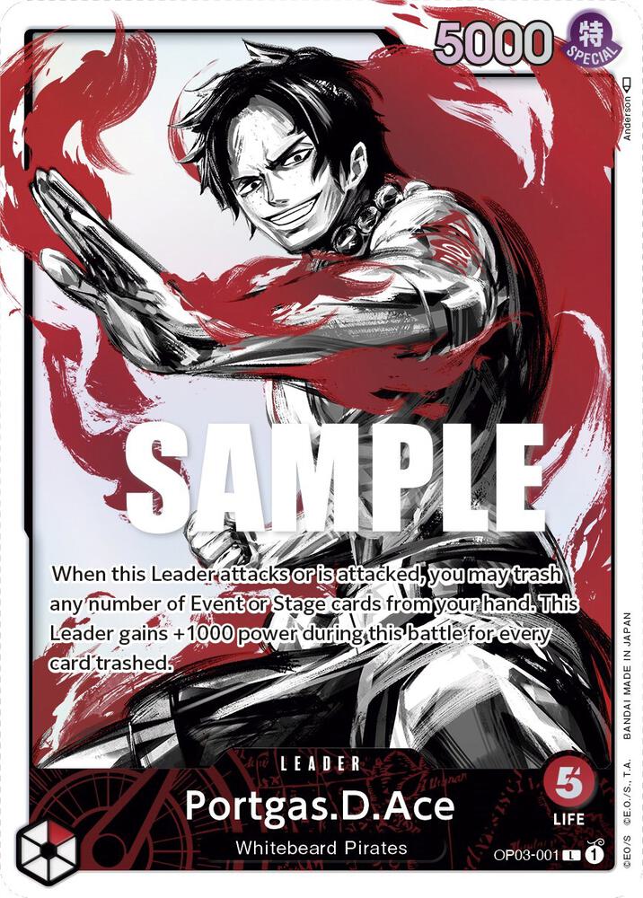 OP03-001 PL Portgas.D.Ace EN