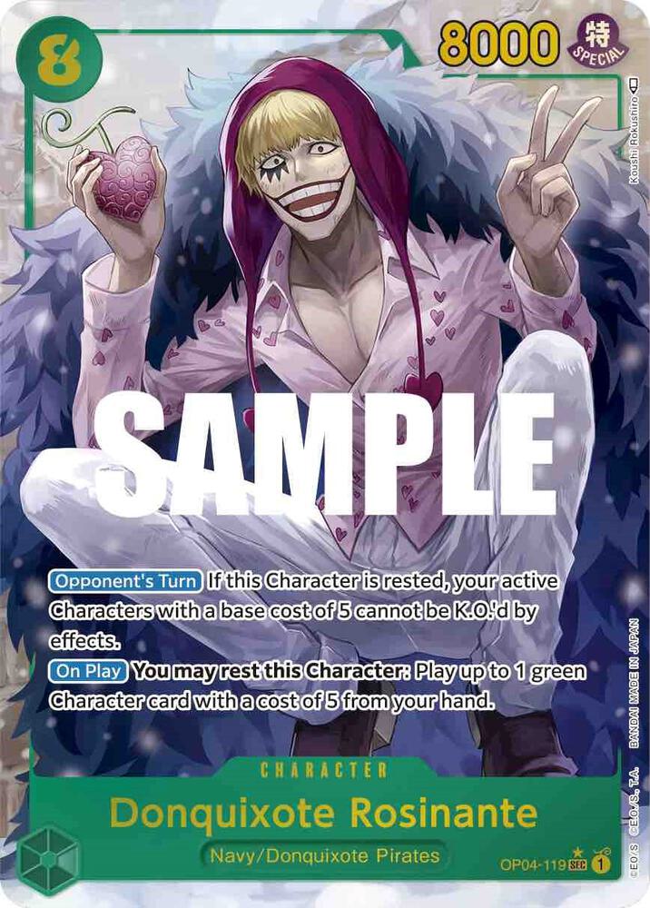 OP04-119 PSEC Donquixote Rosinante EN