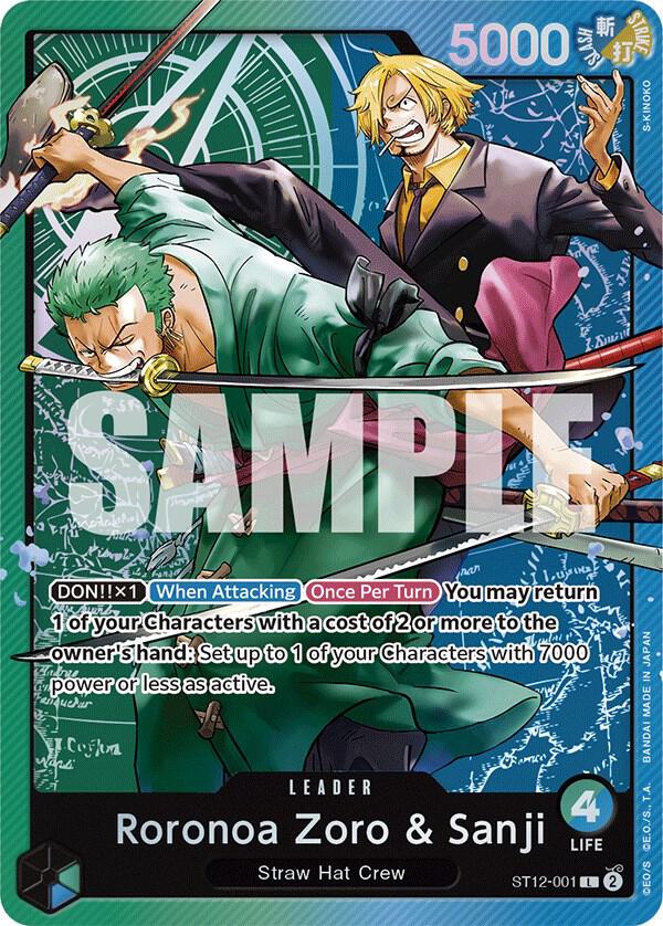 ST12-001 L Roronoa Zoro & Sanji EN