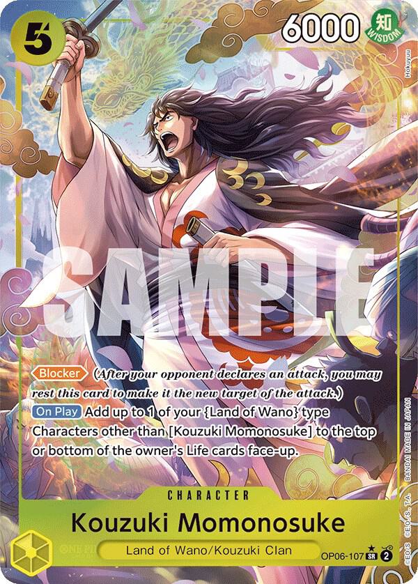 OP06-107 PSR Kouzuki Momonosuke EN