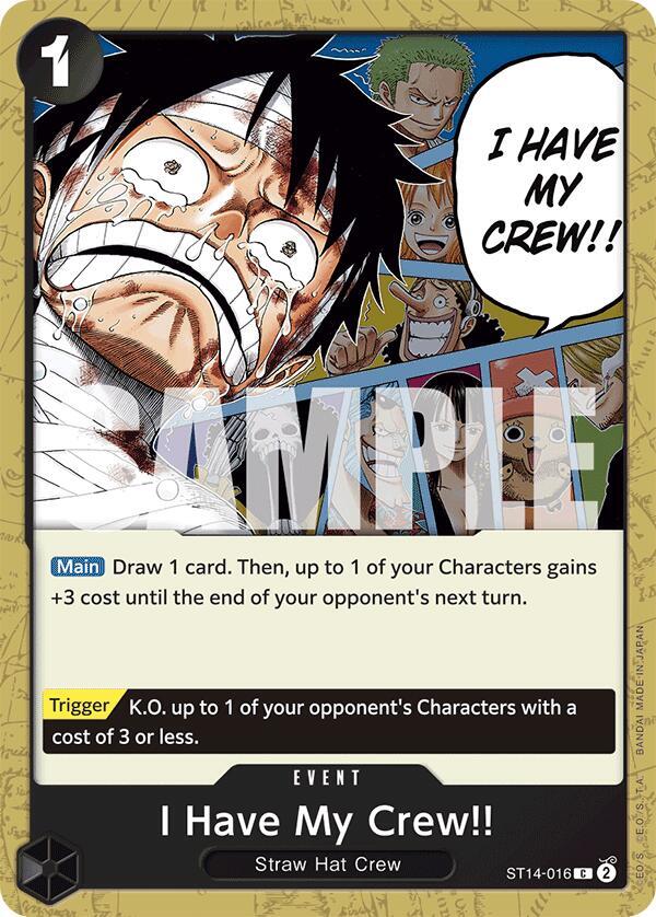 ST14-016 C I Have My Crew!! EN