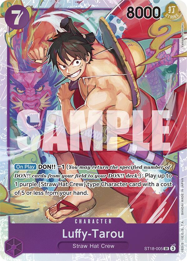 ST18-005 SR Luffy-Tarou EN