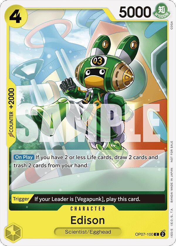 OP07-100 Edison (Tournament Pack 2024 Oct.-Dec.) EN