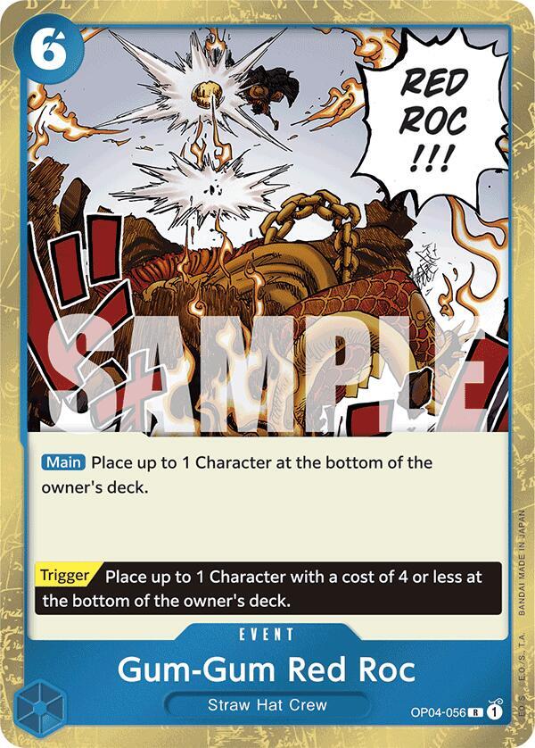 OP04-056 R Gum-Gum Red Roc (Pirate Flag Foil) EN