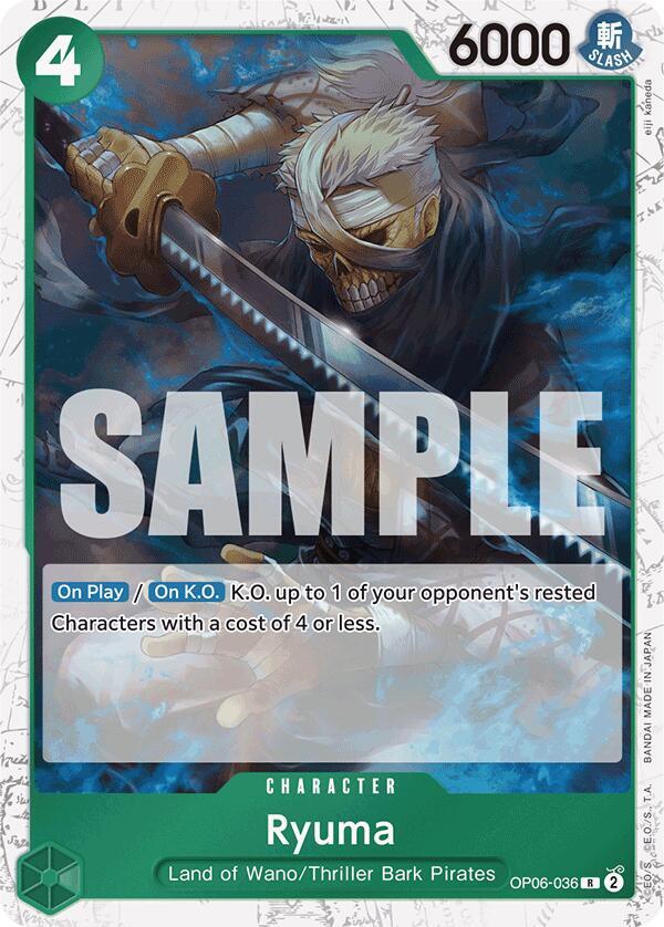 OP06-036 R Ryuma (Pirate Flag Foil) EN