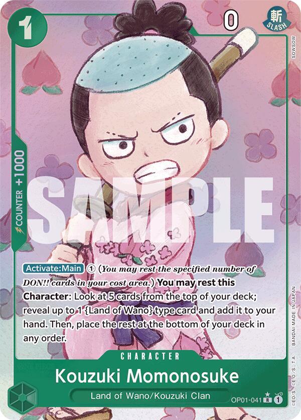 OP01-041 R Kouzuki Momonosuke (Alternate Art) EN