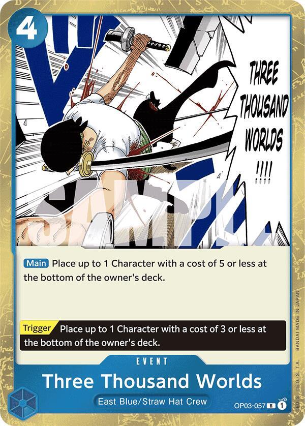 OP03-057 R Three Thousand Worlds (Pirate Flag Foil) EN
