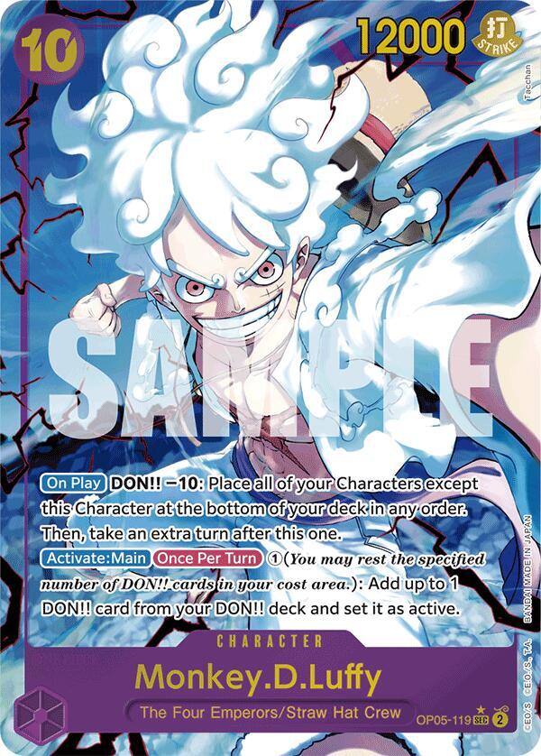 OP05-119 SEC Monkey.D.Luffy (Alternate Art) EN