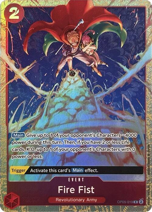 OP05-019 R Fire Fist (Best Selection Vol.2) EN