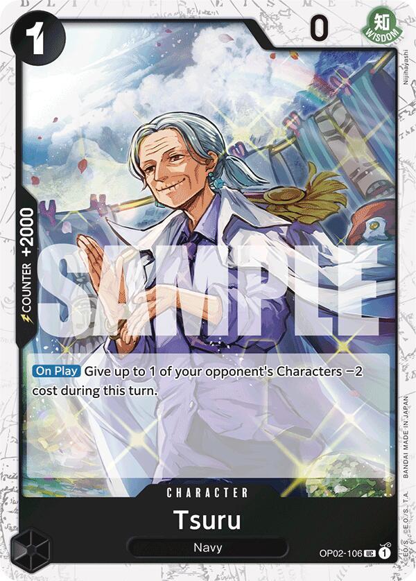 OP02-106 UC Tsuru (Pirate Flag Foil) EN