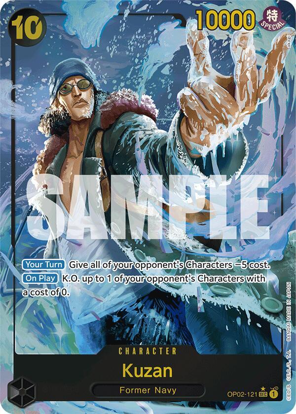 OP02-121 SEC Kuzan (Alternate Art) EN