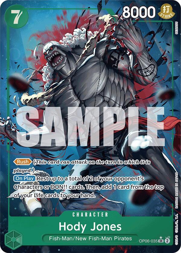 OP06-035 SR Hody Jones (Alternate Art) EN