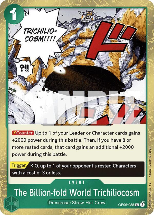 OP06-038 UC The Billion-fold World Trichiliocosm (Pirate Flag Foil) EN