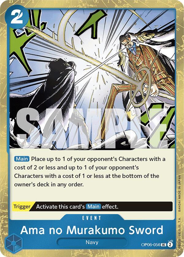 OP06-056 UC Ama no Murakumo Sword (Pirate Flag Foil) EN