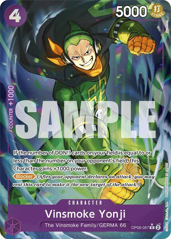 OP06-067 R Vinsmoke Yonji (Full Art) EN