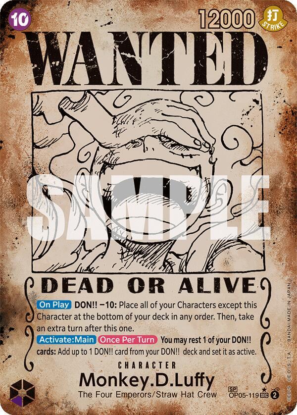 OP05-119 SP Monkey.D.Luffy EN