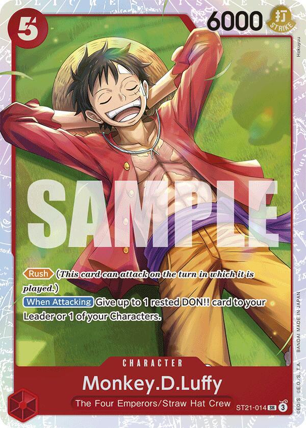 ST21-014 SR Monkey D. Luffy EN