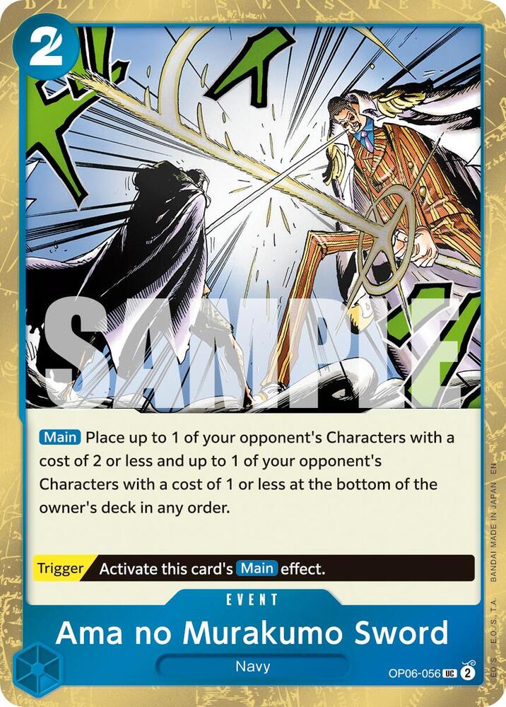 OP06-056 UC Ama no Murakumo Sword (Pirate Flag Foil) EN