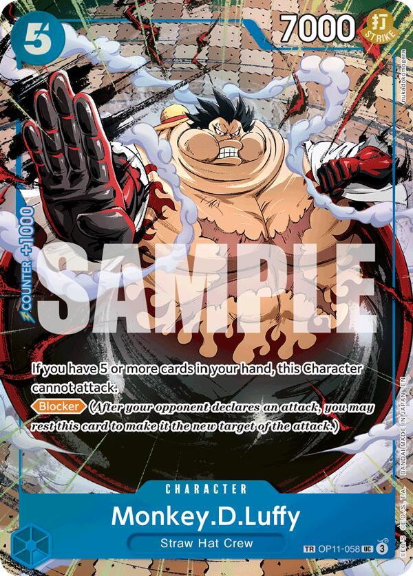 OP11-058 TR Monkey.D.Luffy EN