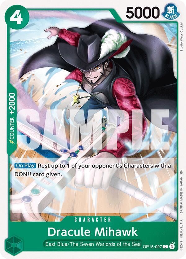 OP15-027 C Dracule Mihawk EN