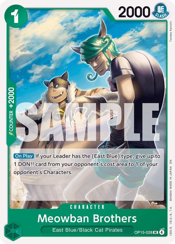 OP15-028 UC Meowban Brothers EN