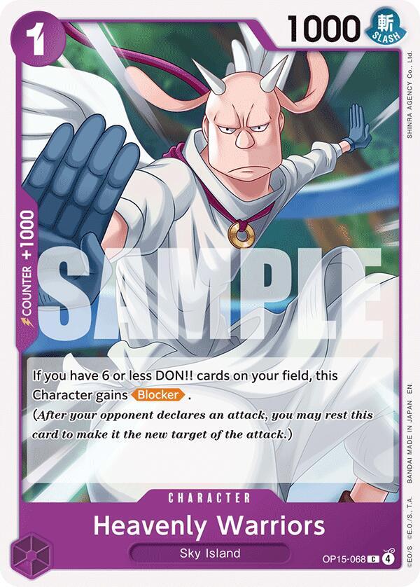 OP15-068 C Heavenly Warriors EN