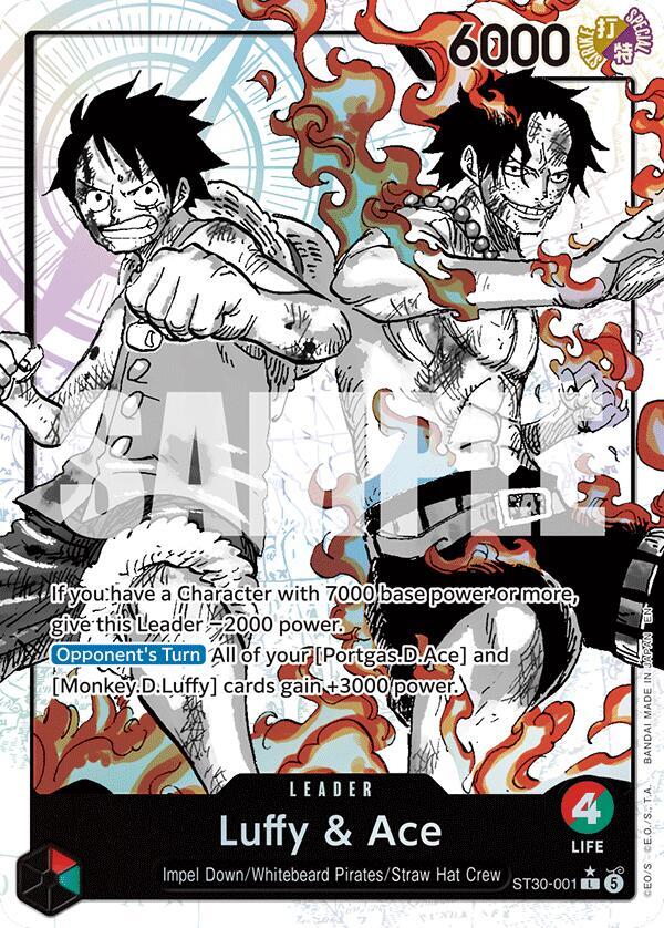 ST30-001 PL Luffy & Ace EN