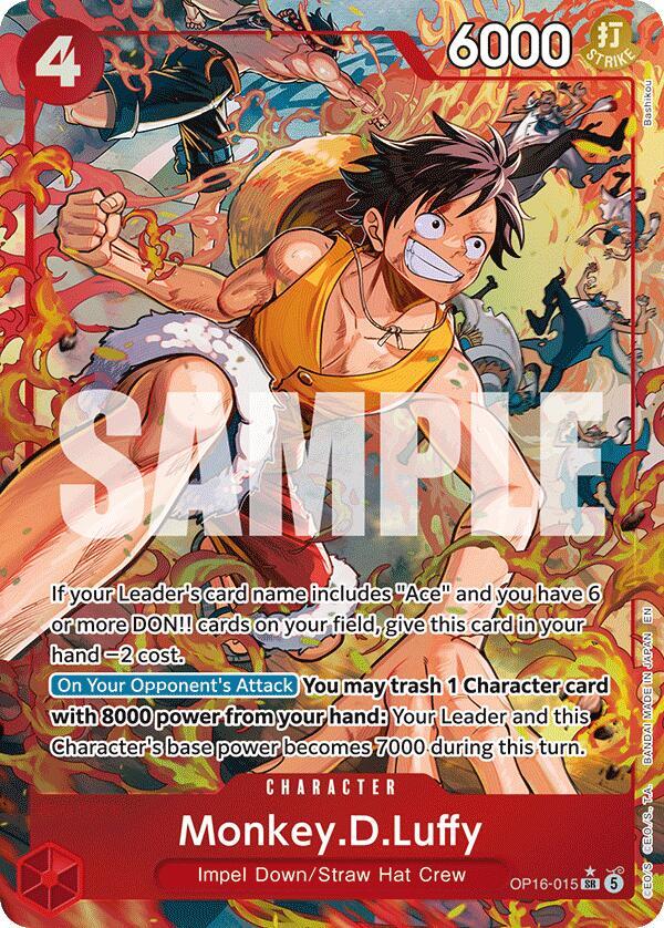 OP16-015 PSR Monkey.D.Luffy EN
