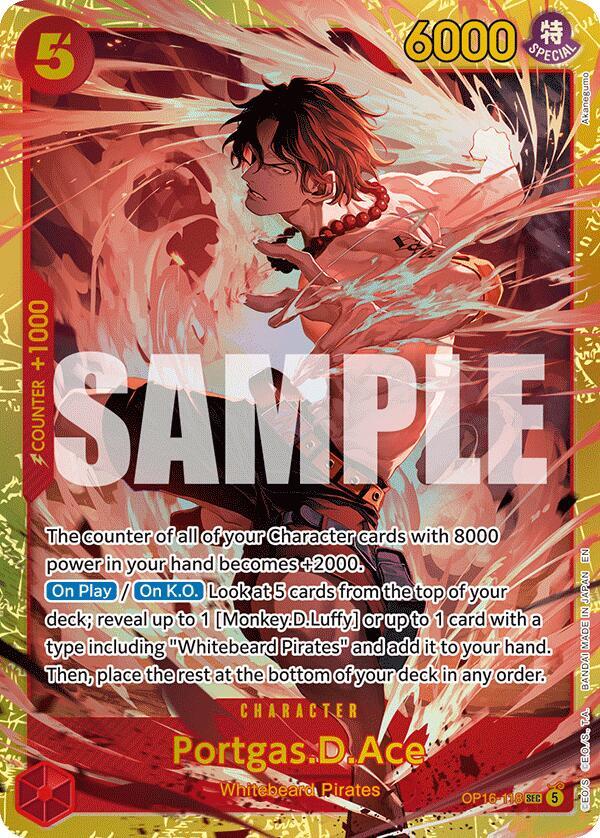 OP16-118 SEC Portgas.D.Ace EN