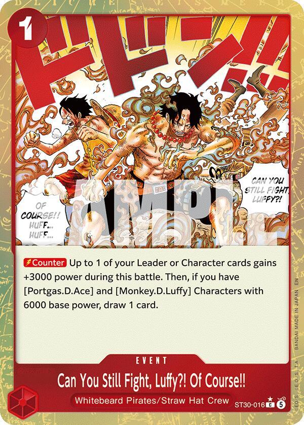 ST30-016 PC Can You Still Fight, Luffy?! Of Course!! EN