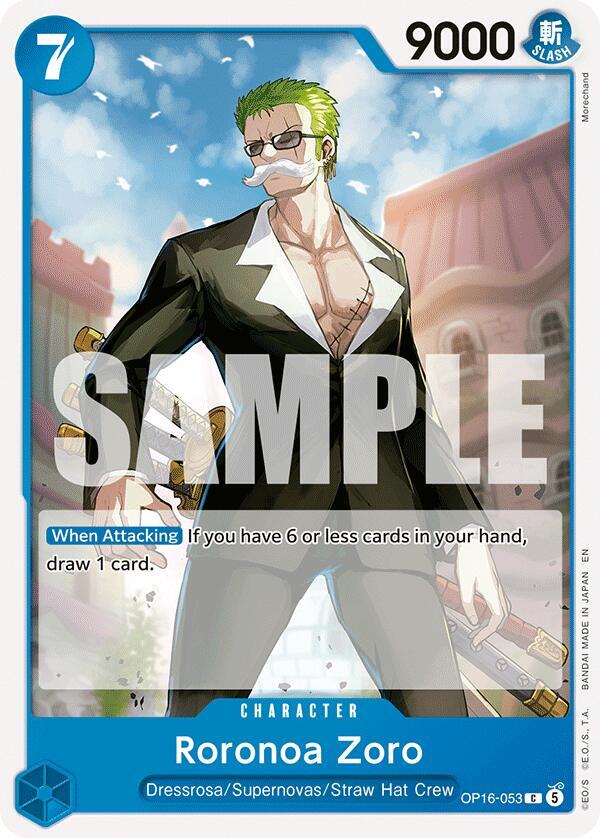 OP16-053 C Roronoa Zoro EN