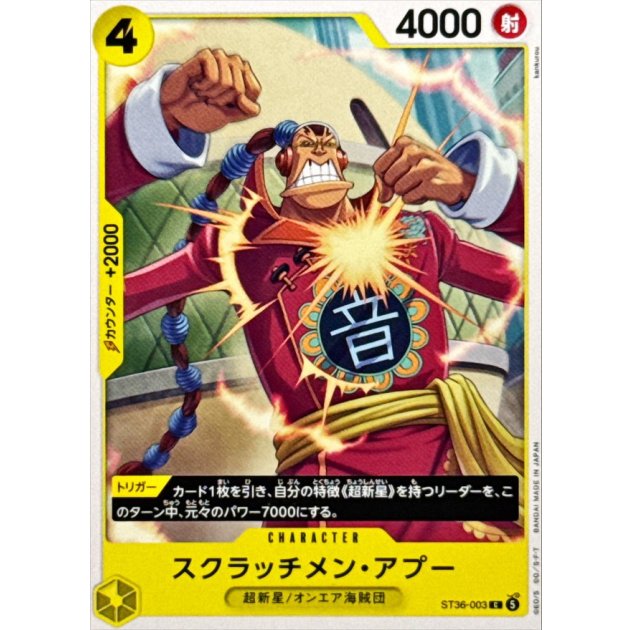 ST36-003 C Scratchmen Apoo JAP