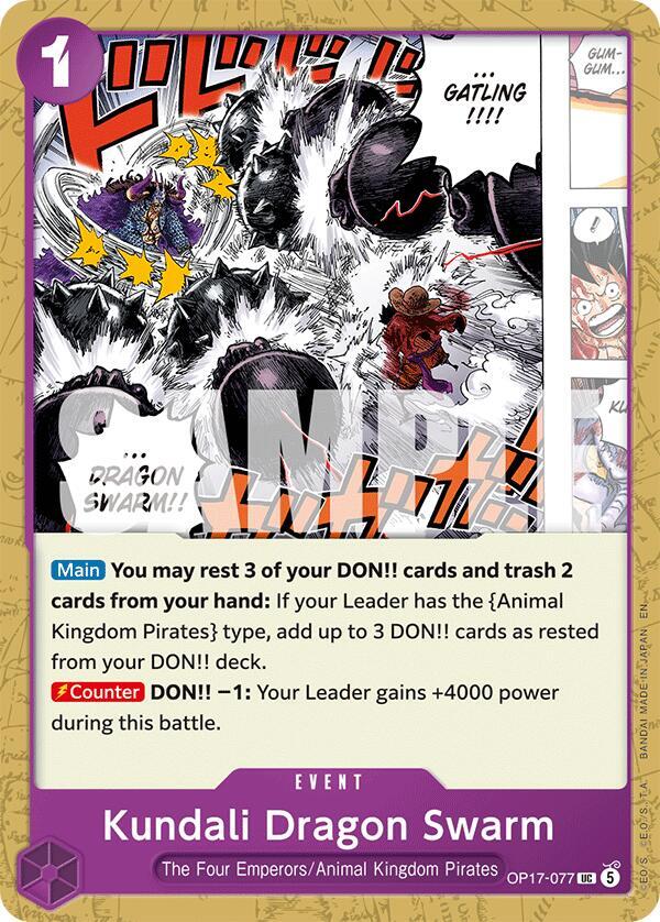 OP17-077 UC Kundali Dragon Swarm EN