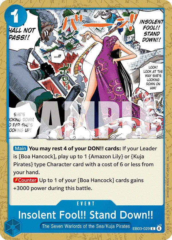 EB03-029 C Insolent Fool!! Stand Down!! EN
