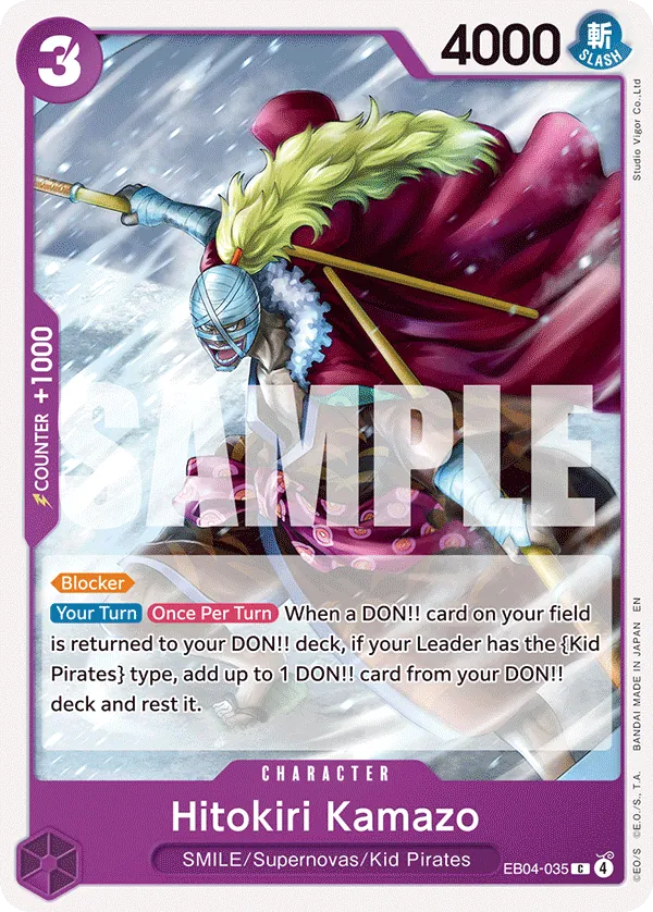 EB04-035 C Hitokiri Kamazo EN
