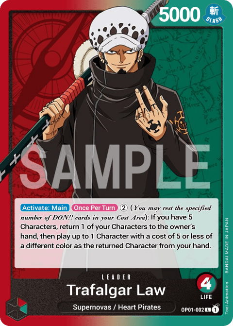 OP01-002 L Trafalgar Law EN
