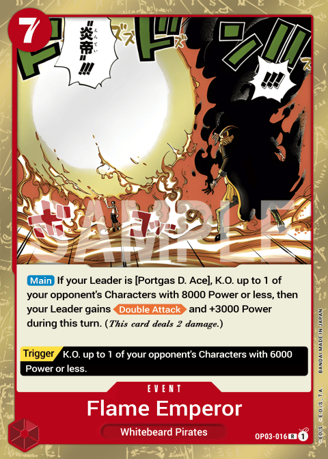 OP03-016 R Flame Emperor EN
