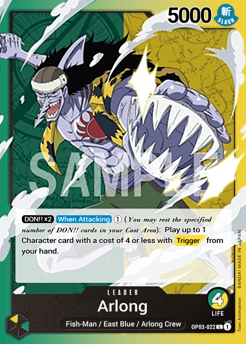 OP03-022 L Arlong EN