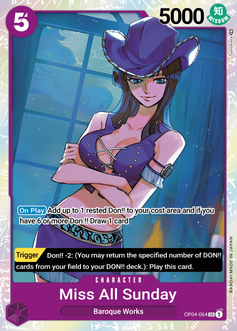 OP04-064 SR Ms. All Sunday EN