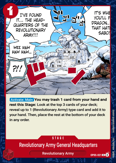 OP05-021 UC Revolutionary Army HQ EN