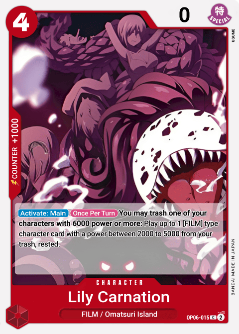 OP06-015 C Lily Carnation EN