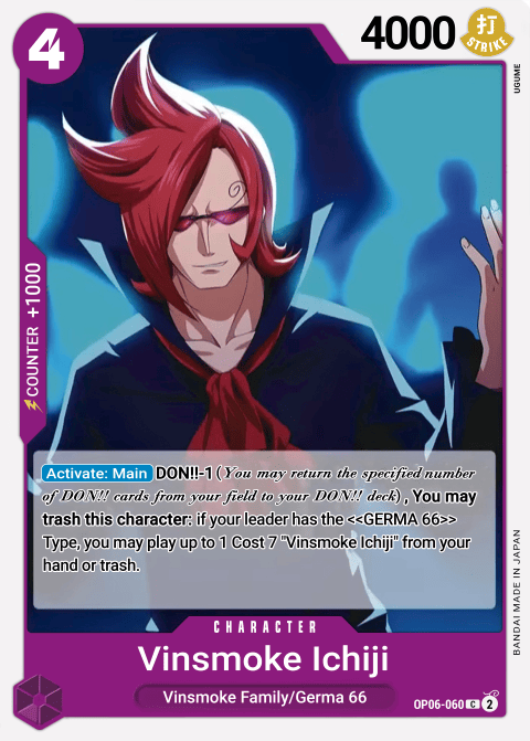 OP06-060 C Vinsmoke Ichiji EN