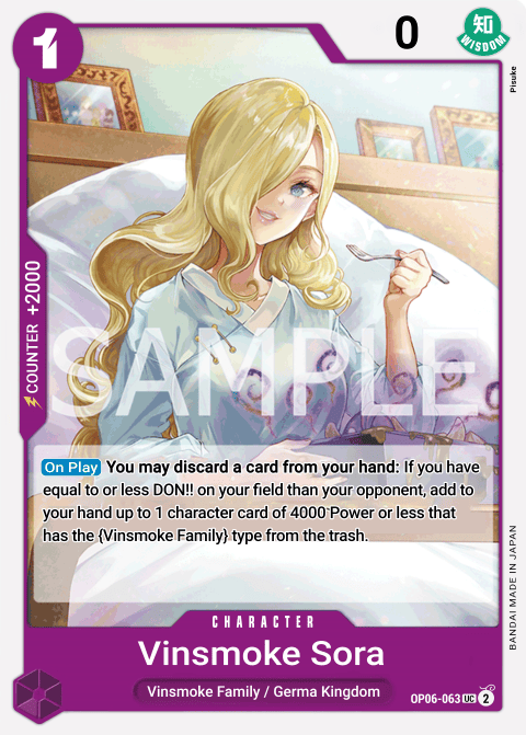 OP06-063 UC Vinsmoke Sora EN