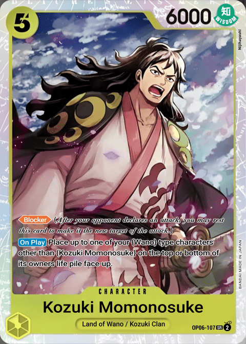 OP06-107 SR Kouzuki Momonosuke EN