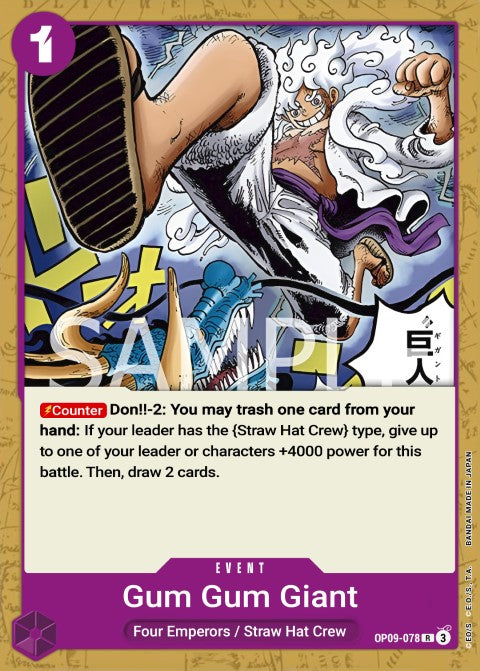 OP09-078 R Gum-Gum Giant EN